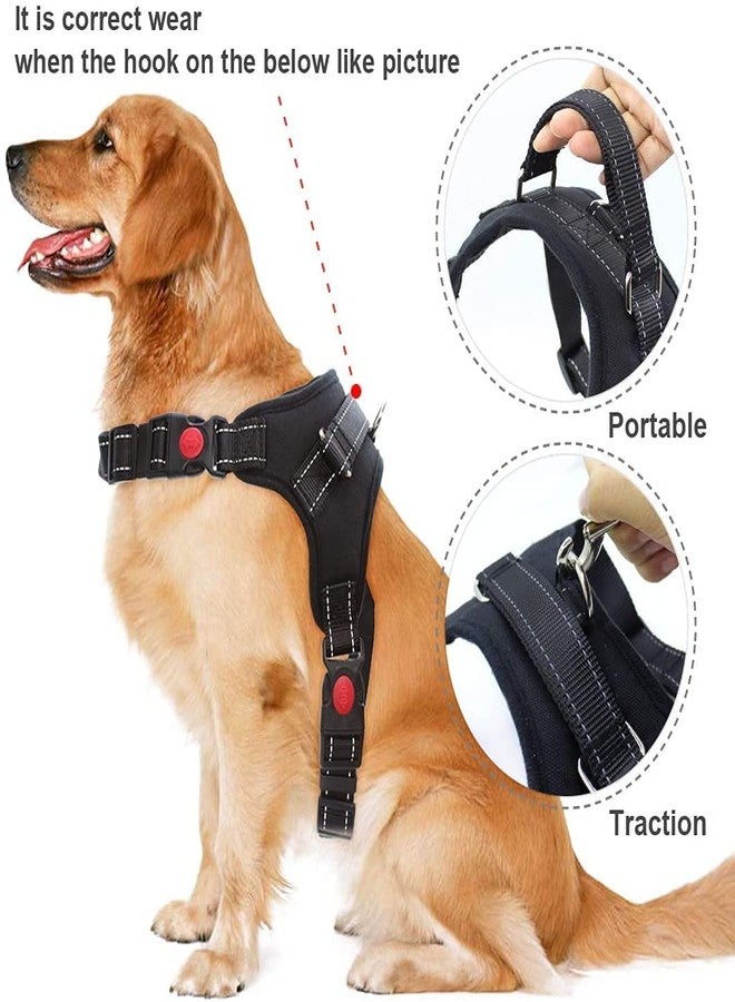 KittuPet Cats Dog Harness No Pull with Handle, Reflective Adjustable Vest Harness for Puppy Dog & Cats (Large) - Image 2
